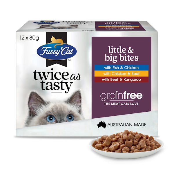 Fussy Cat | Little & Big Bites | Wet Cat Food | Front of pack
