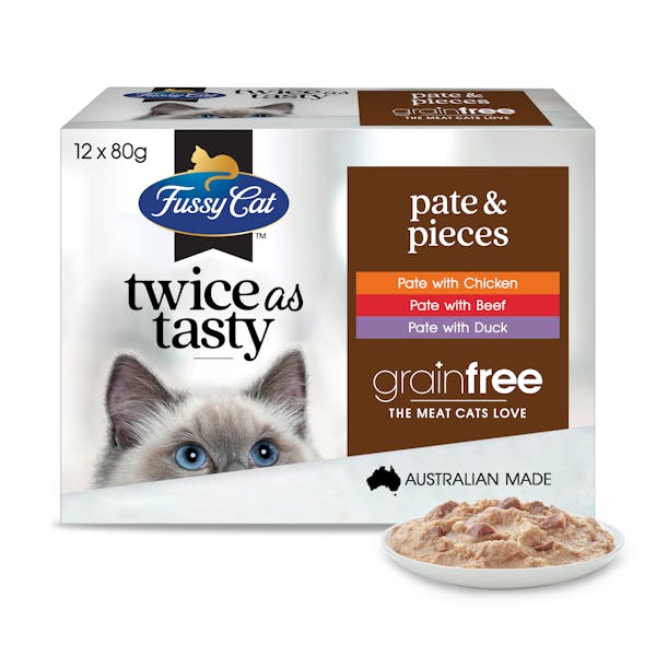 Fussy Cat | Pate & Pieces | Wet Cat Food | Front of pack