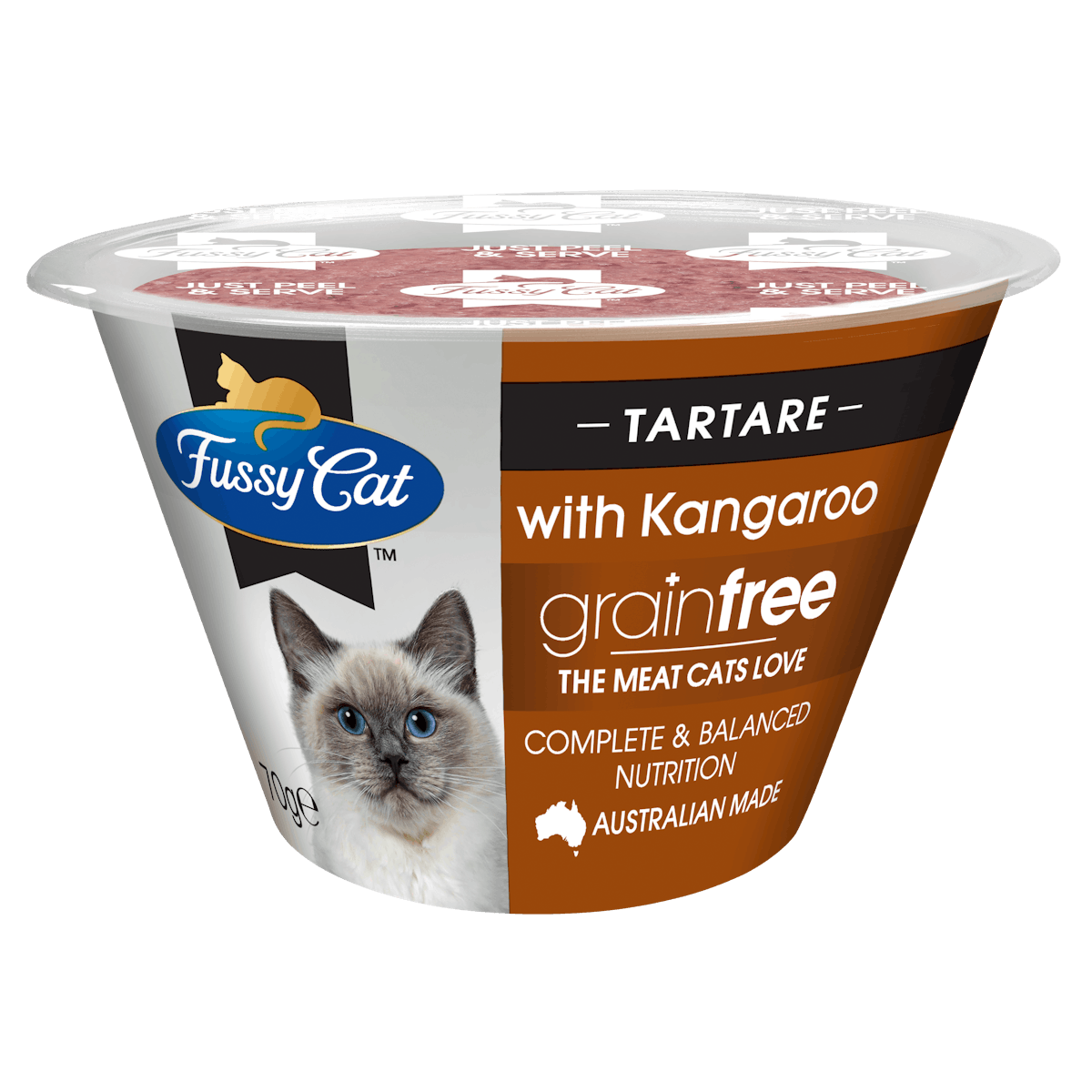 Fussy Cat | Tartare with Kangaroo 70g | Chilled cat food