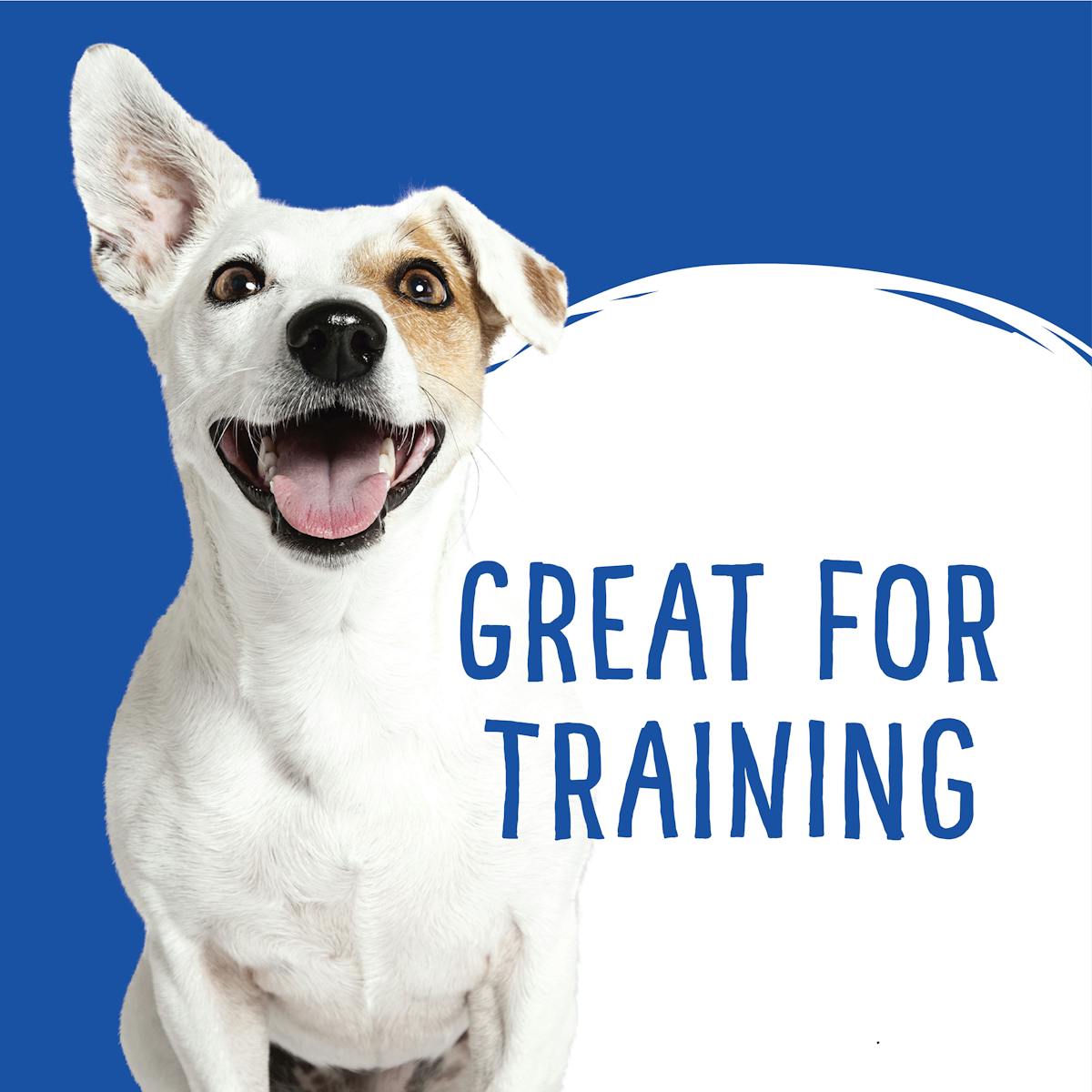 Love'em | Beef & Liver Training Treats | Train dog | Right of pack