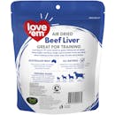Love'em | Air Dried Beef Liver | Train dog | Front of pack