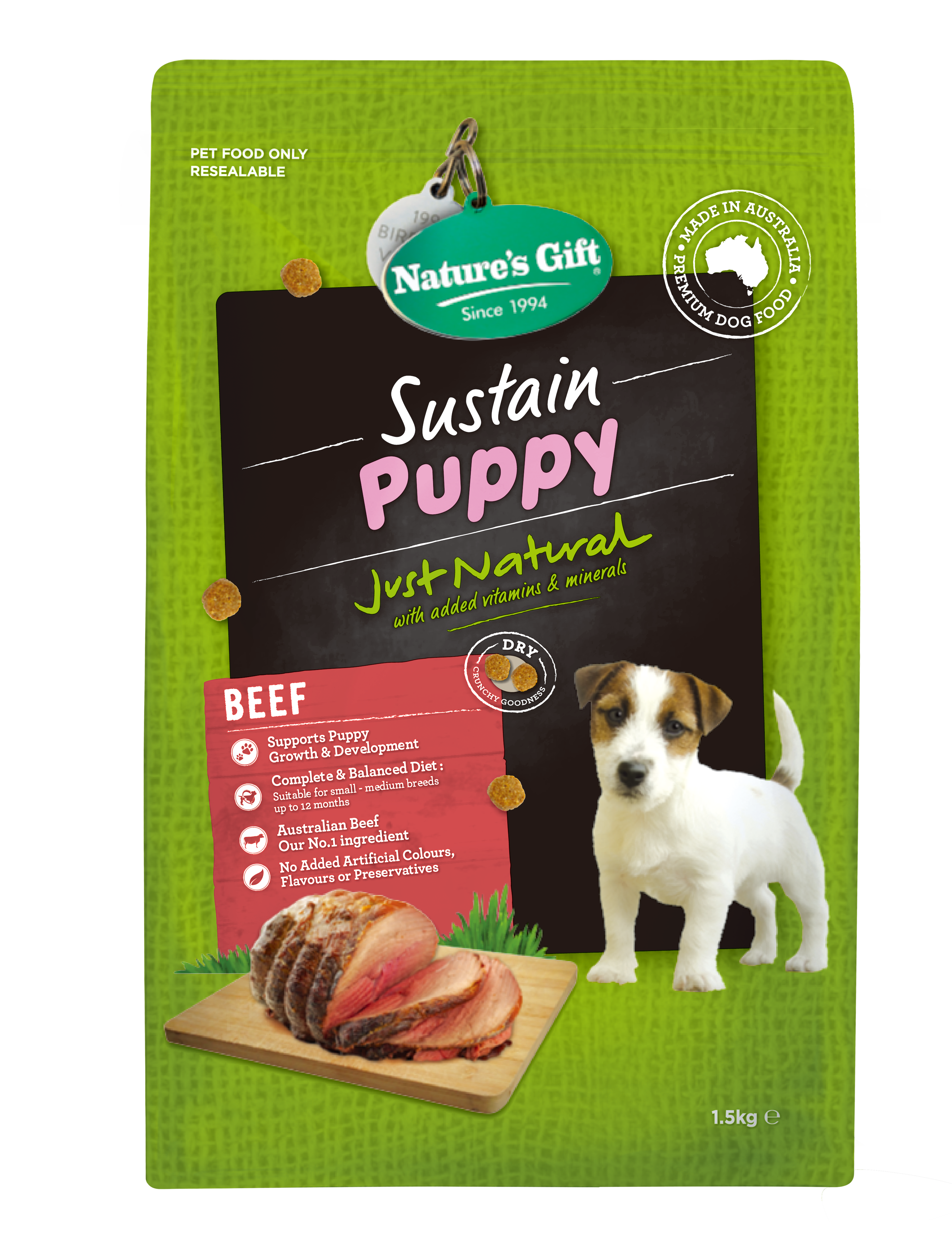 just natural nourish dog food