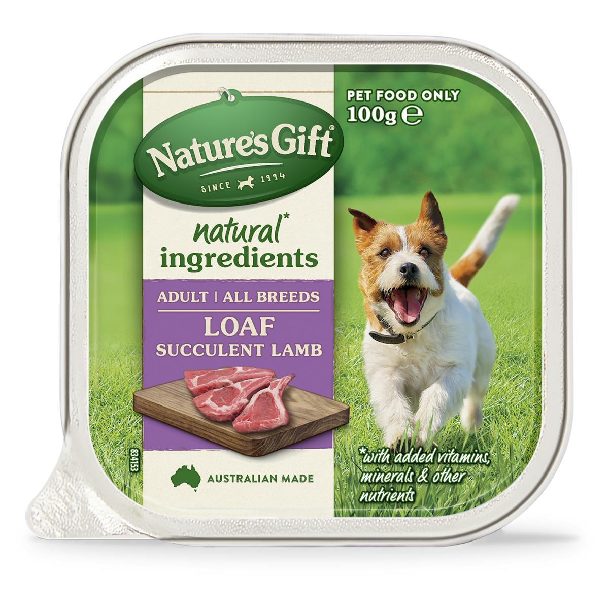 Nature’s Gift | Succulent Lamb | Wet dog food