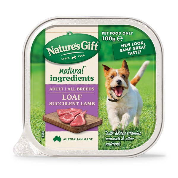 Nature’s Gift | Succulent Lamb | Wet dog food | Front of pack