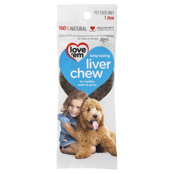 Love'em | liver chew | Occupy dog | Front of pack