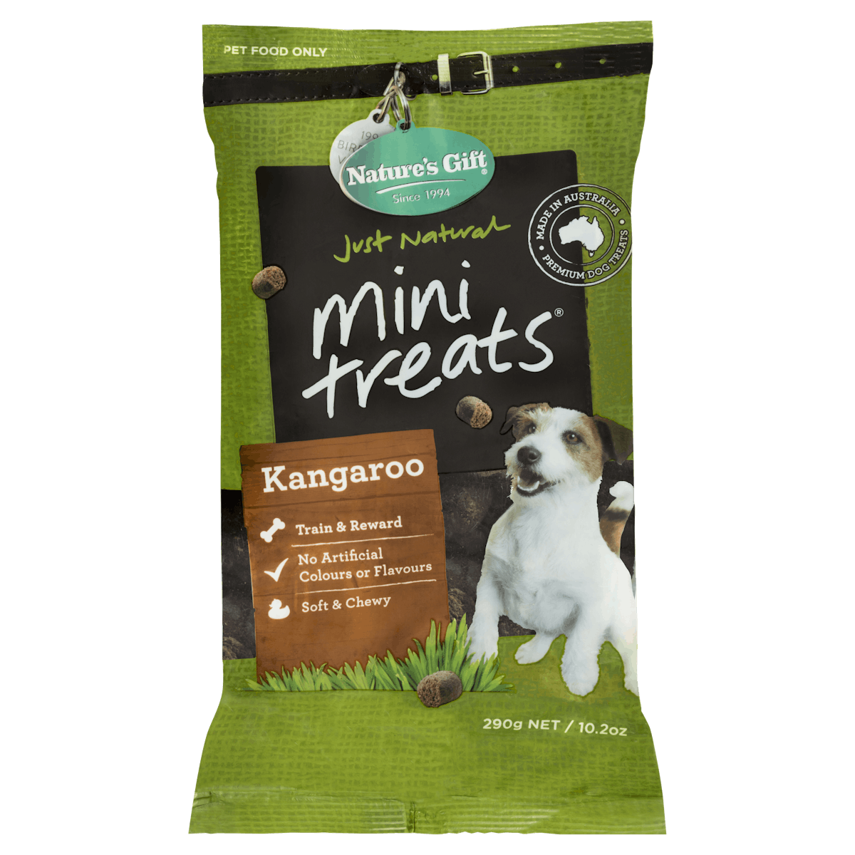Nature’s Gift | Kangaroo | Dog treats | Front of pack