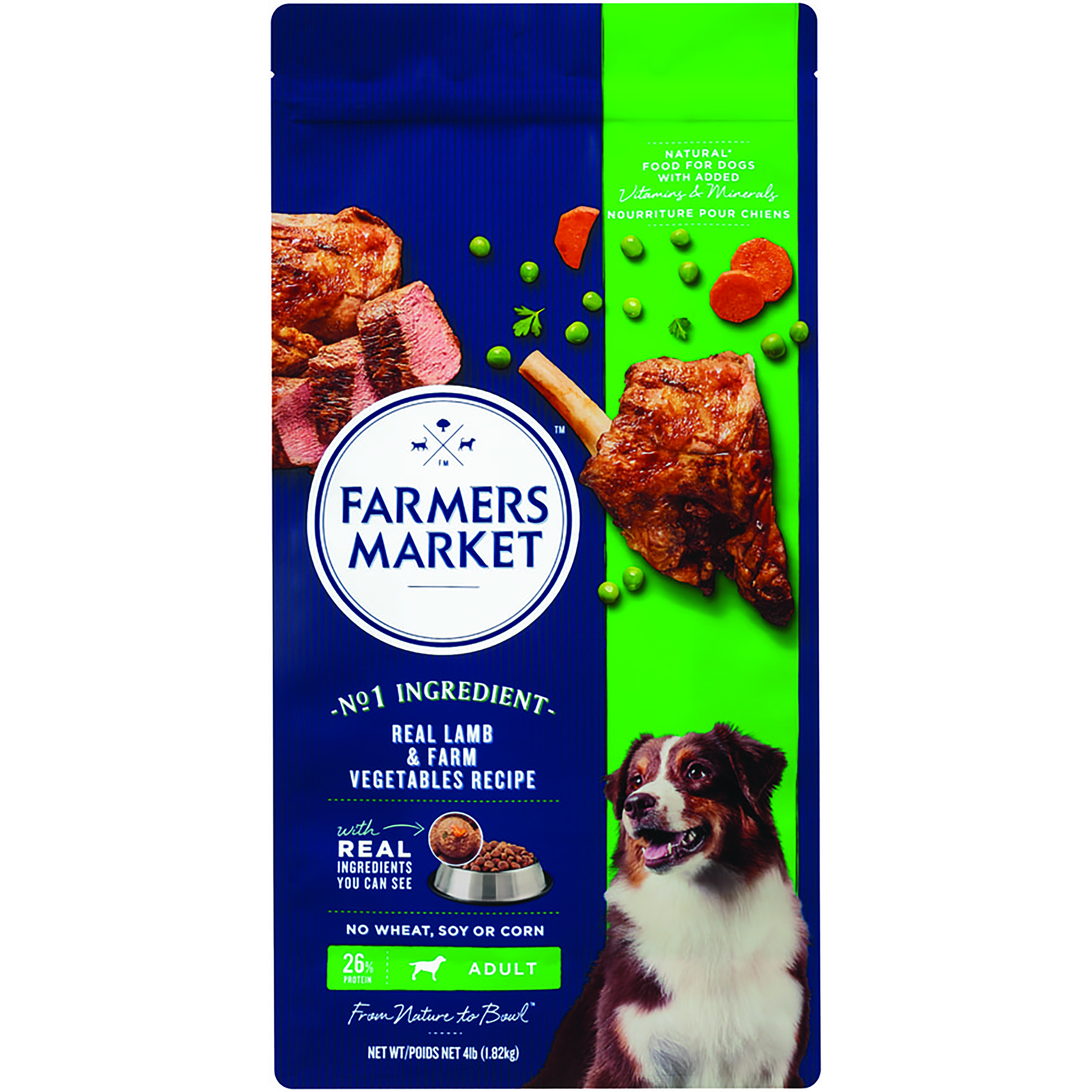 Farmers Market Real Lamb & Farm Vegetables Recipe Dry dog food