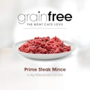 Fussy Cat | Prime Steak Mince 5 x 90g | Chilled cat food | Right of pack