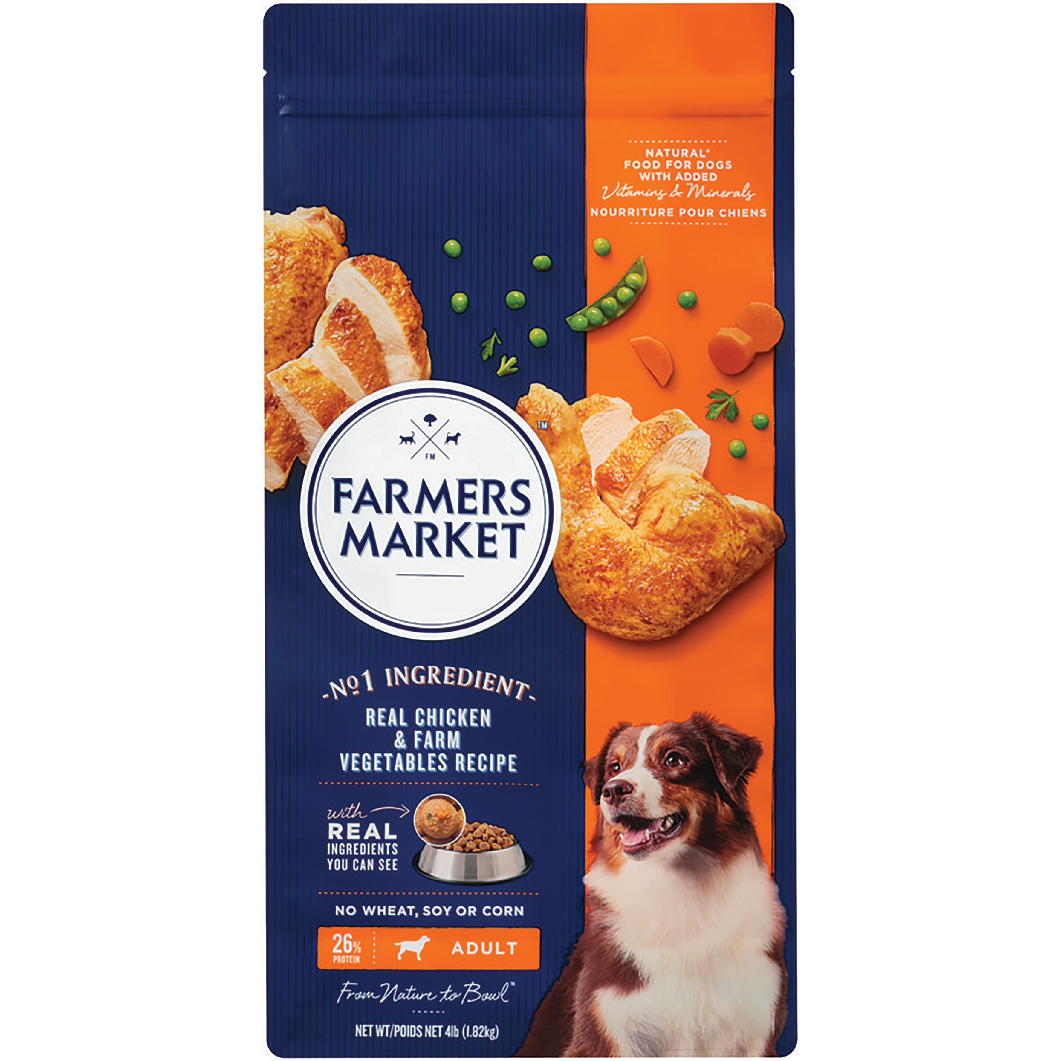 Farmers Market Real Chicken & Farm Vegetables Recipe Dry dog food