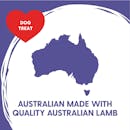Love'em | Grainfree Lamb Jerky with Rosemary Flavour | Indulge dog | Back of pack