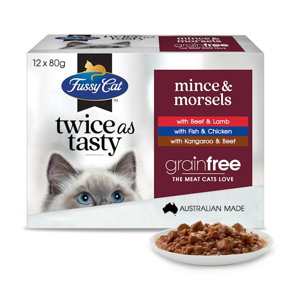 Fussy Cat | Mince & Morsels | Wet Cat Food | Front of pack